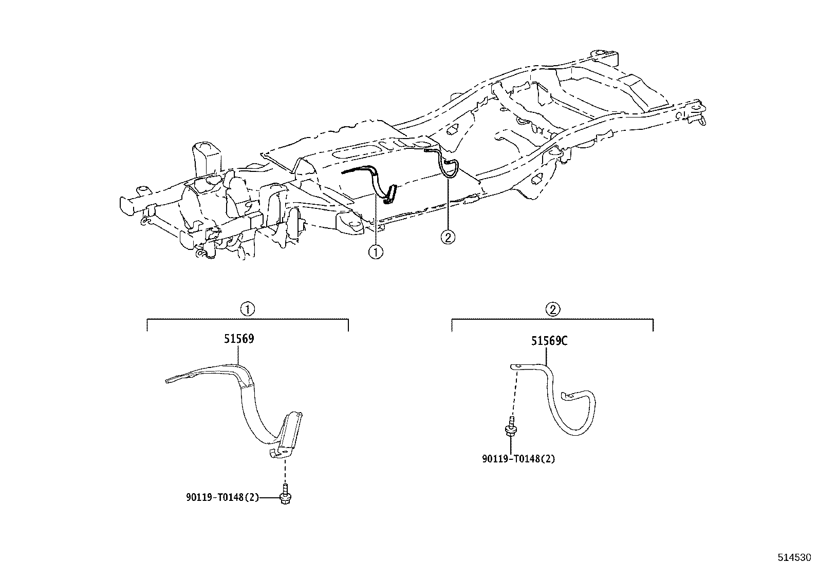 51001-KKE40 FRAME SUB-ASSY product image