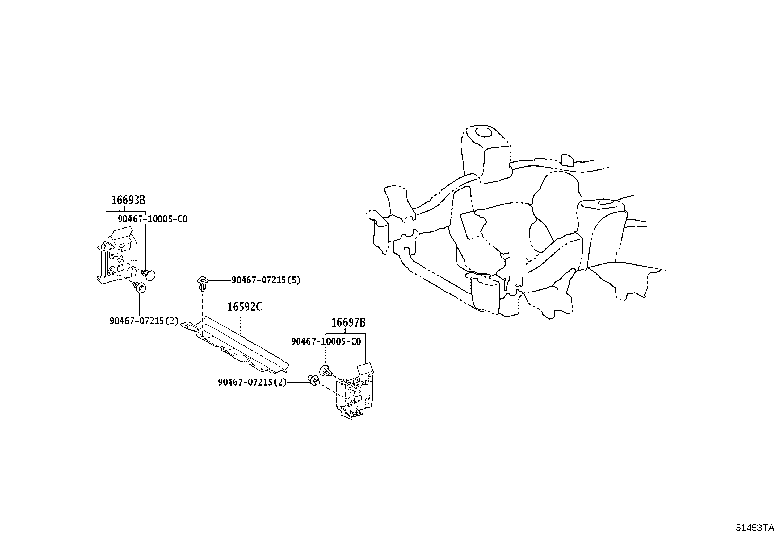 51001-6BA50 FRAME SUB-ASSY product image