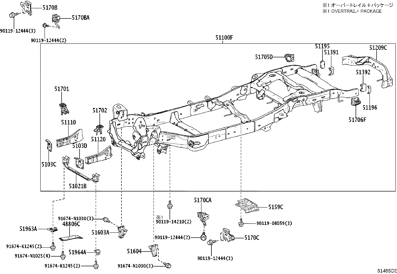 51001-6BR50 FRAME SUB-ASSY product image