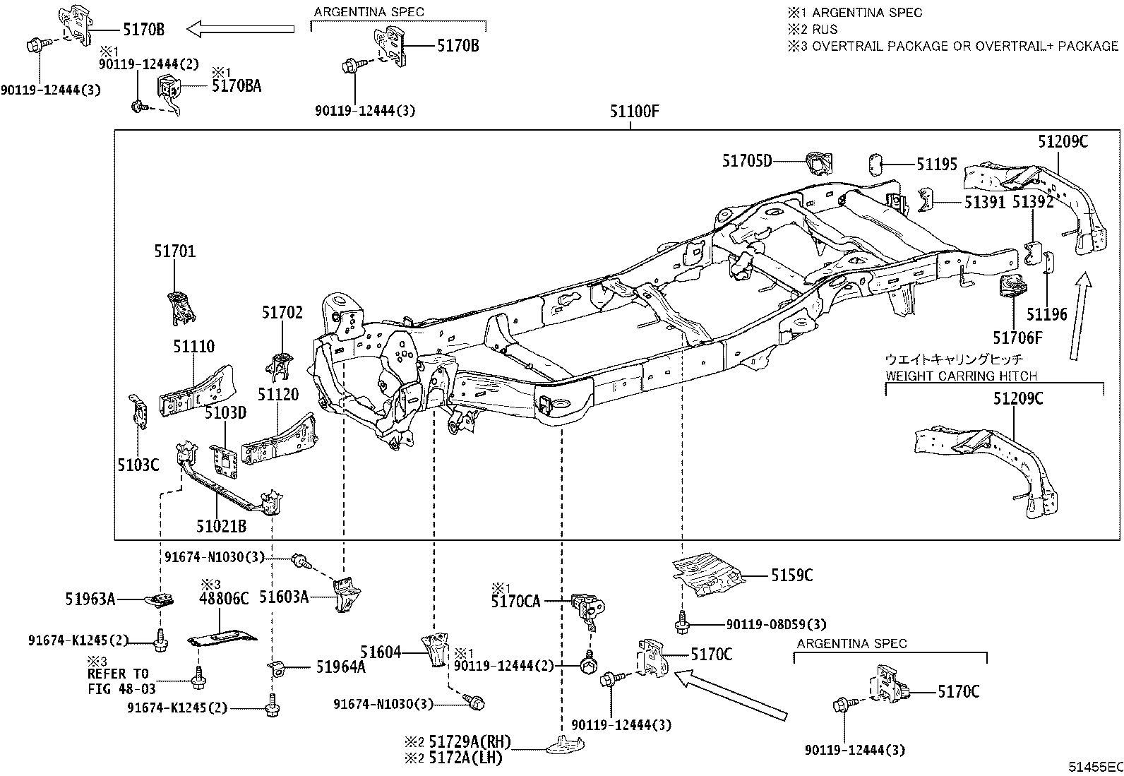 51001-6BR50 FRAME SUB-ASSY product image