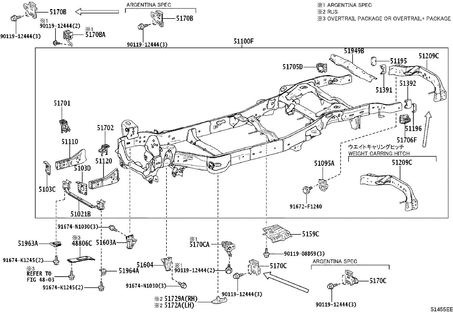 51001-6BR50 FRAME SUB-ASSY product image