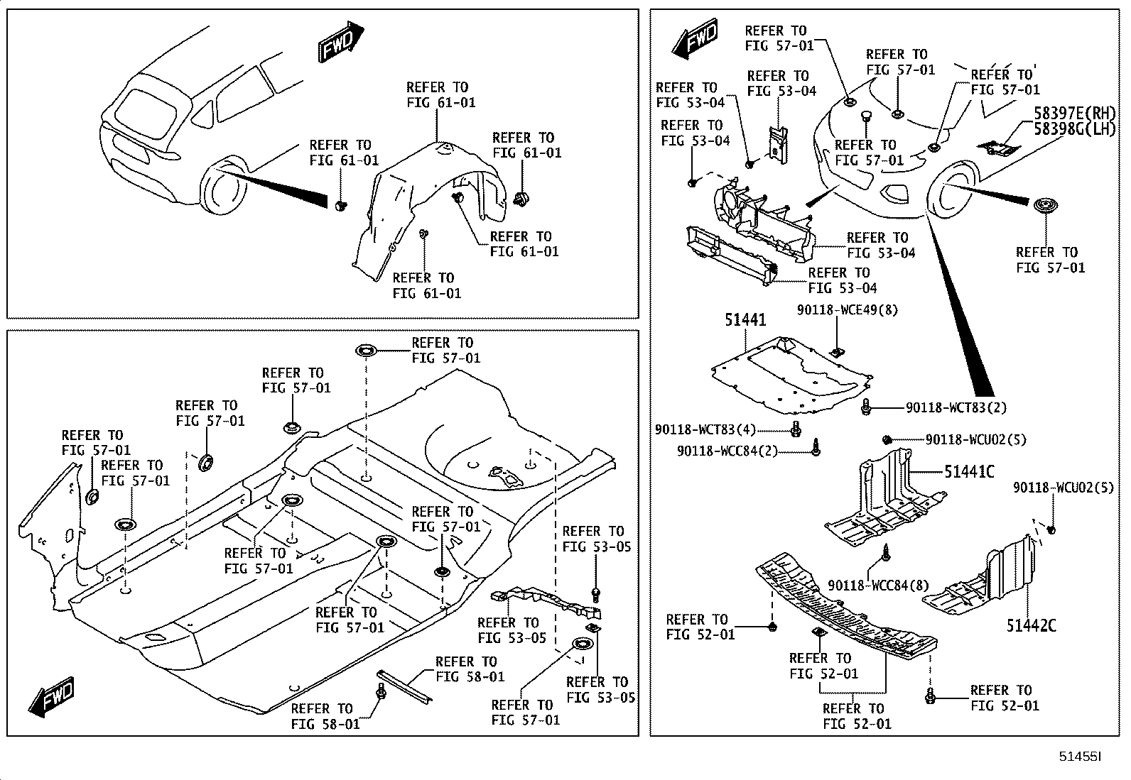 51441-WC010 COVER, ENGINE UNDER, NO.1 product image