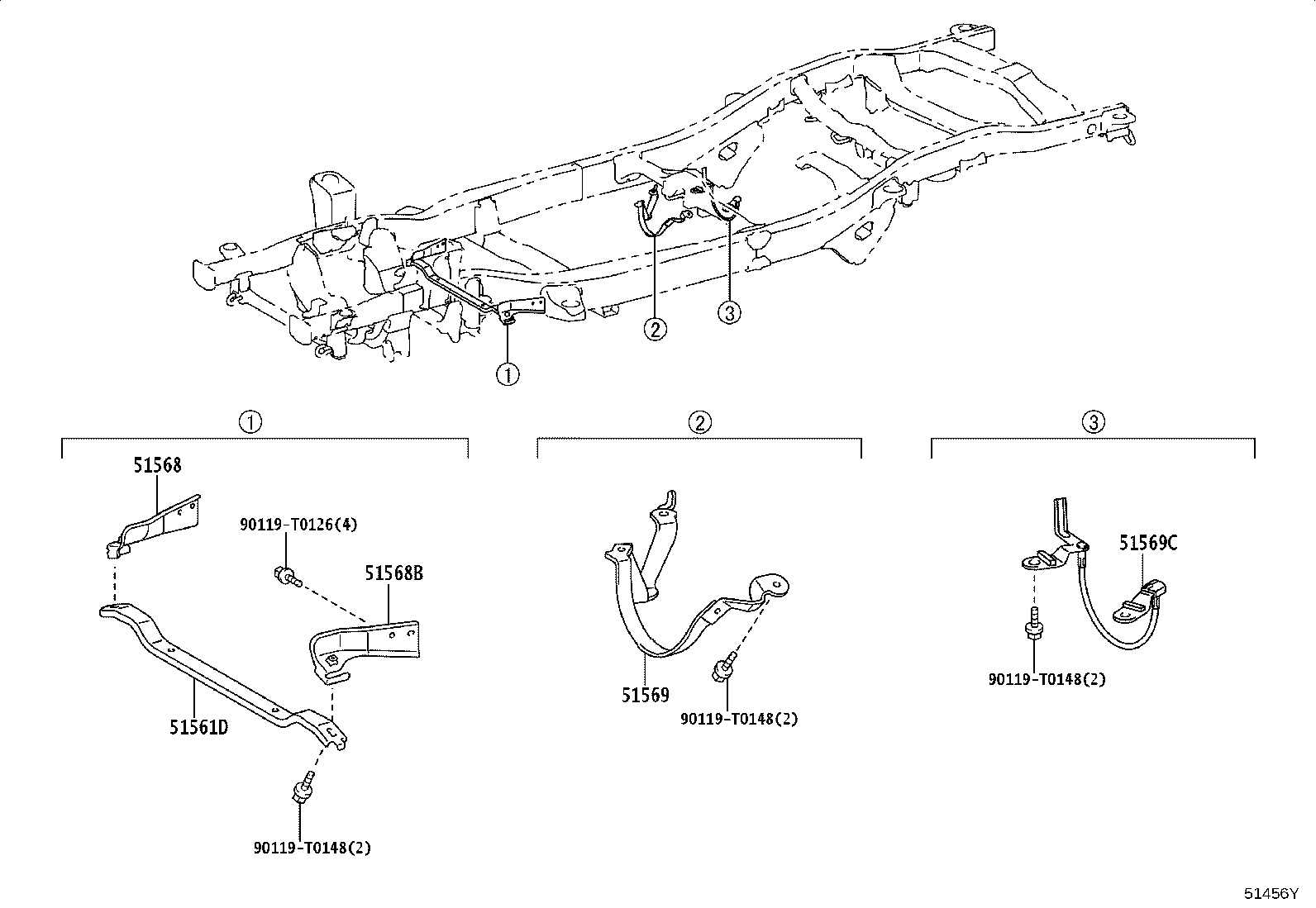 51001-KK155 FRAME SUB-ASSY product image