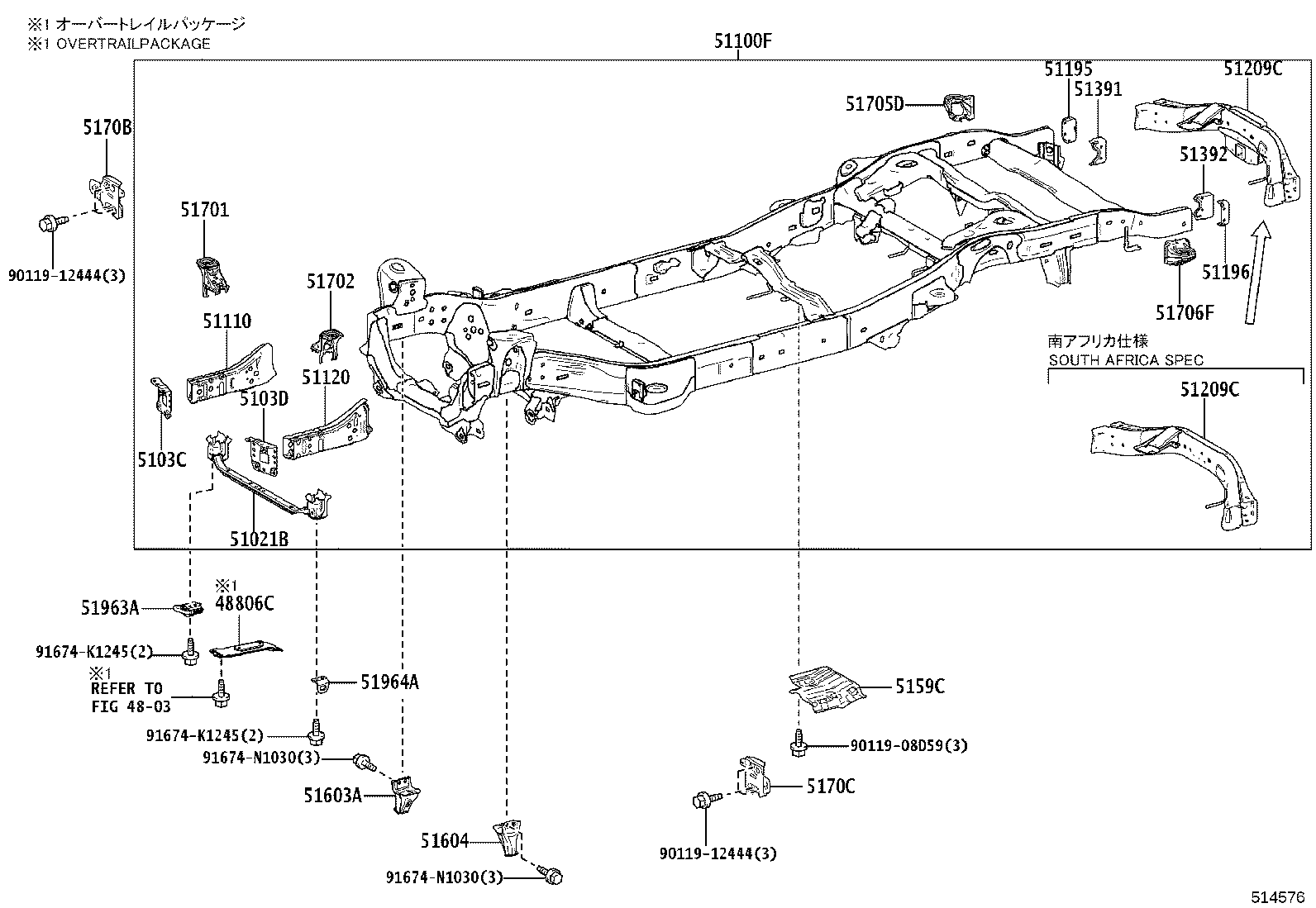 51001-6BR50 FRAME SUB-ASSY product image