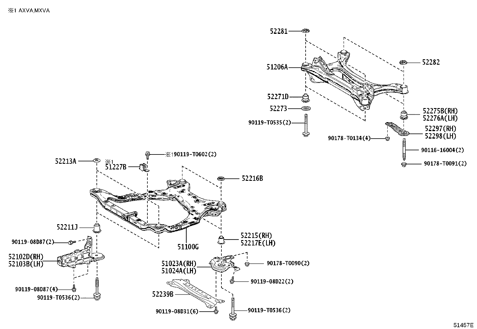 52102-06040 EXTENSION SUB-ASSY, FRONT BUMPER, RH product image