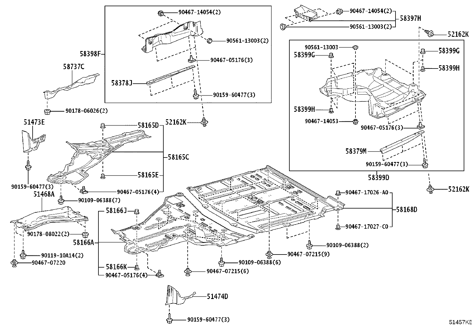51408-V2030 COVER, FRONT FLOOR, RH product image