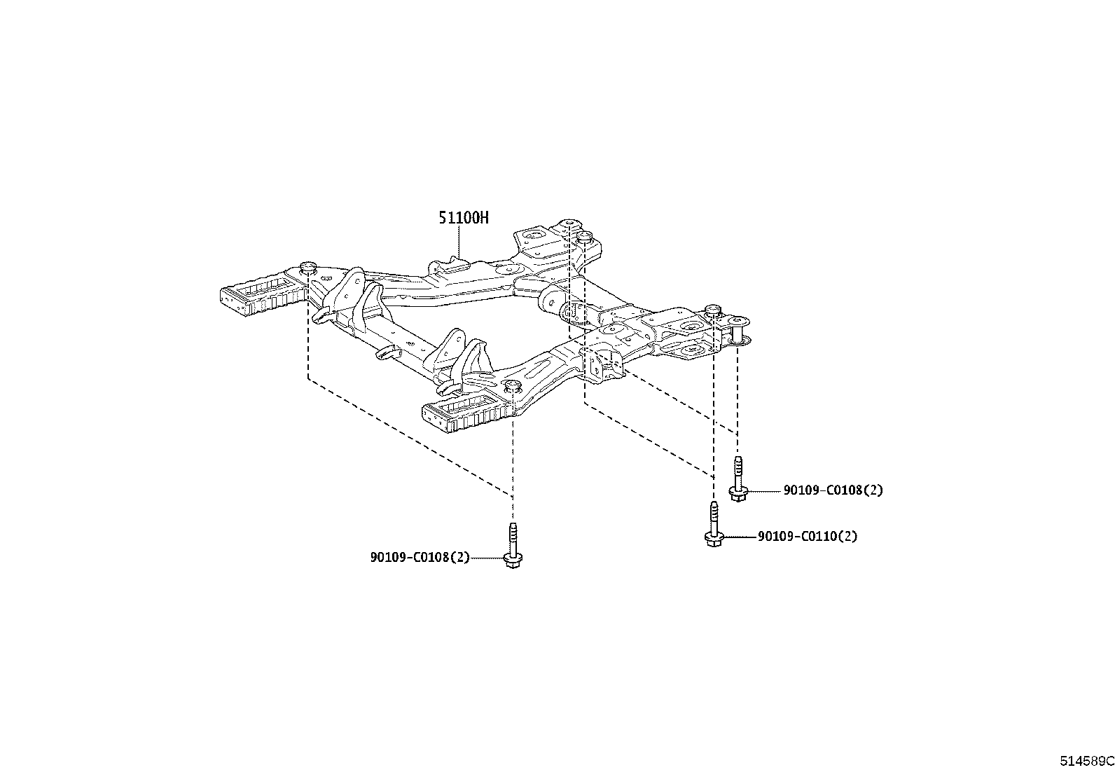57627-YL010 COVER, ENGINE UNDER, NO.1 product image