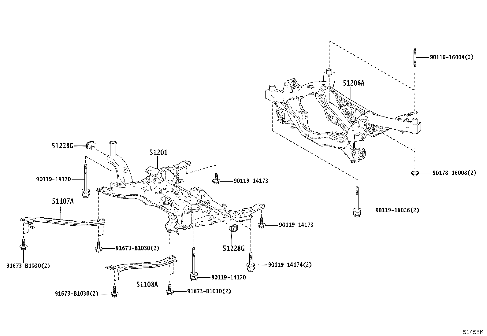 51410-16020 COVER ASSY, ENGINE UNDER, NO.1 product image