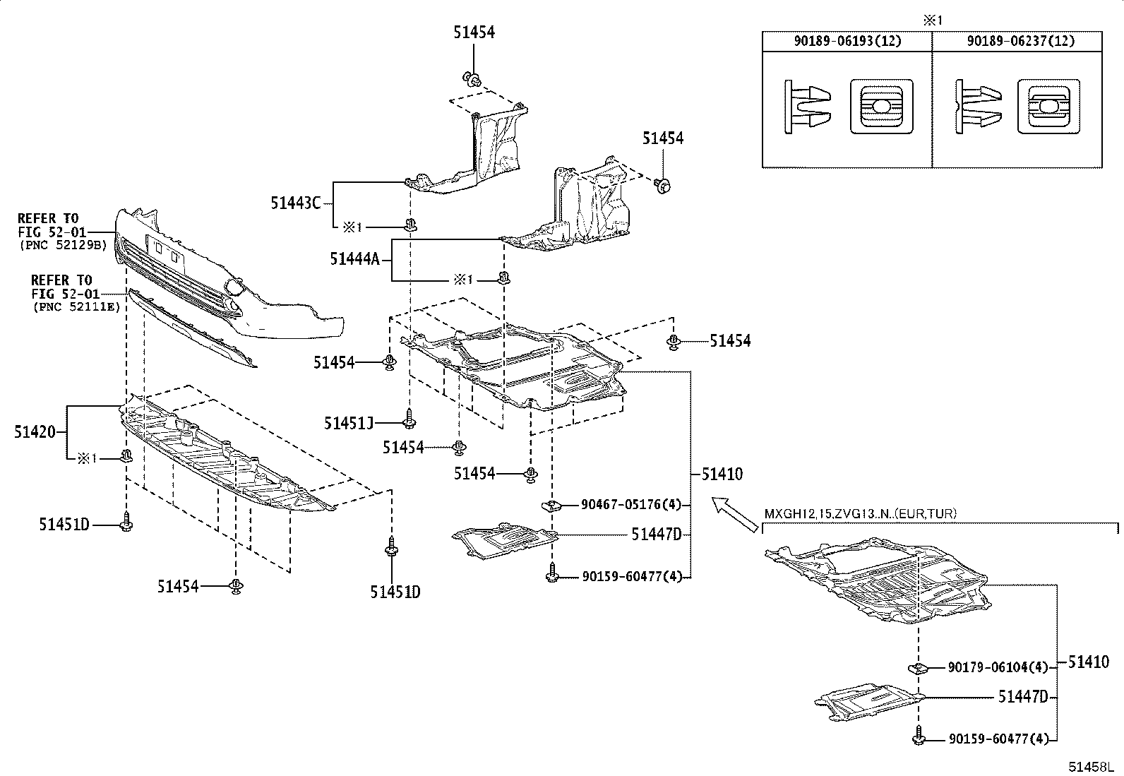51410-16020 COVER ASSY, ENGINE UNDER, NO.1 product image