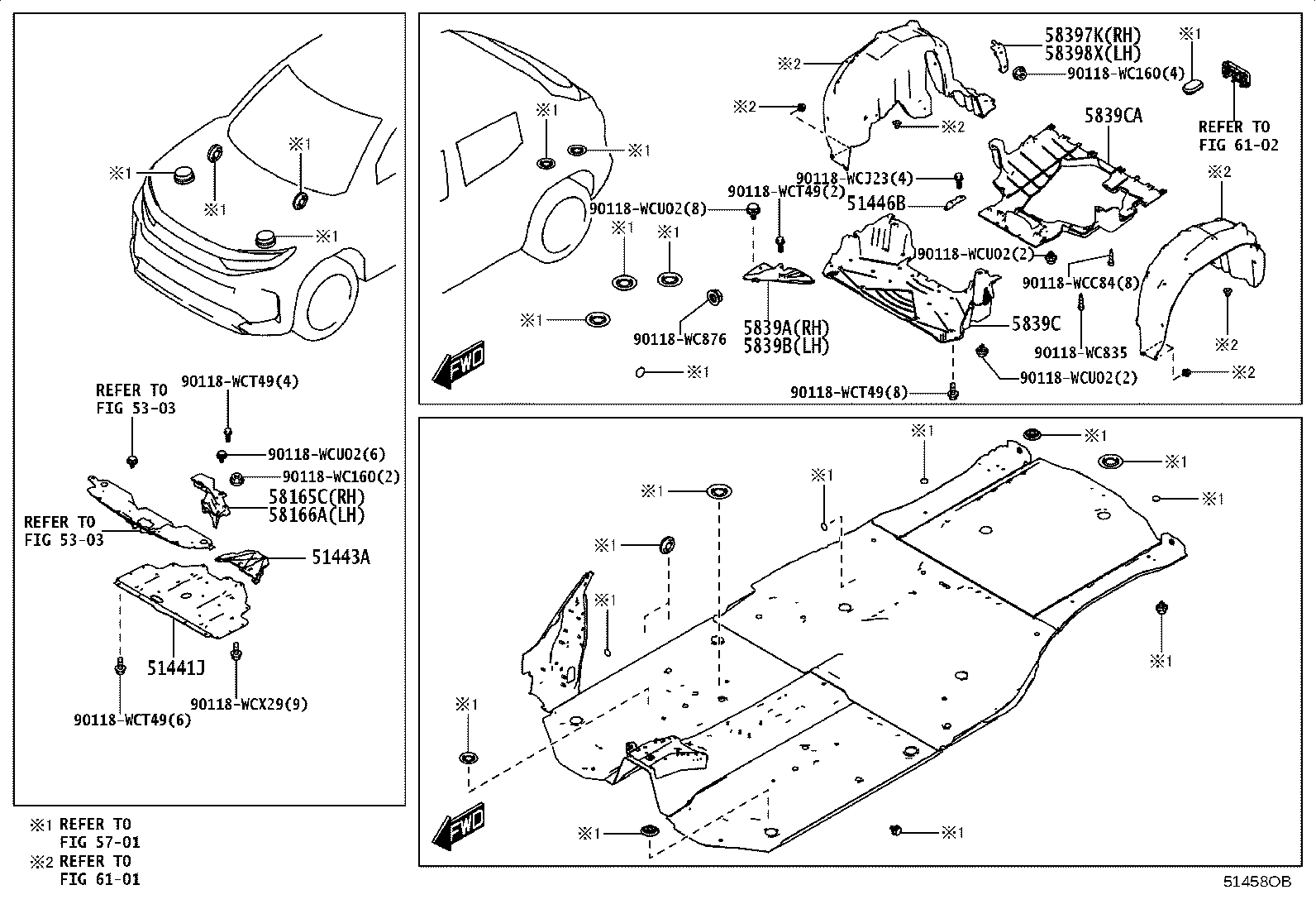 51001-WC001 FRAME SUB-ASSY product image