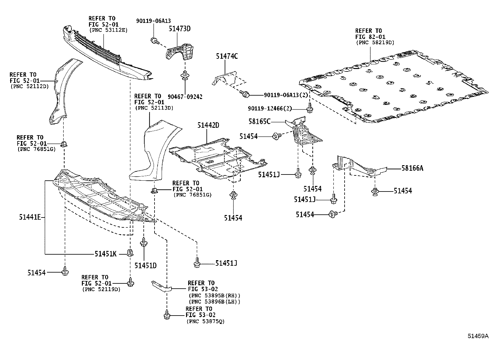 51200-42020 MEMBER SUB-ASSY, REAR SUSPENSION product image
