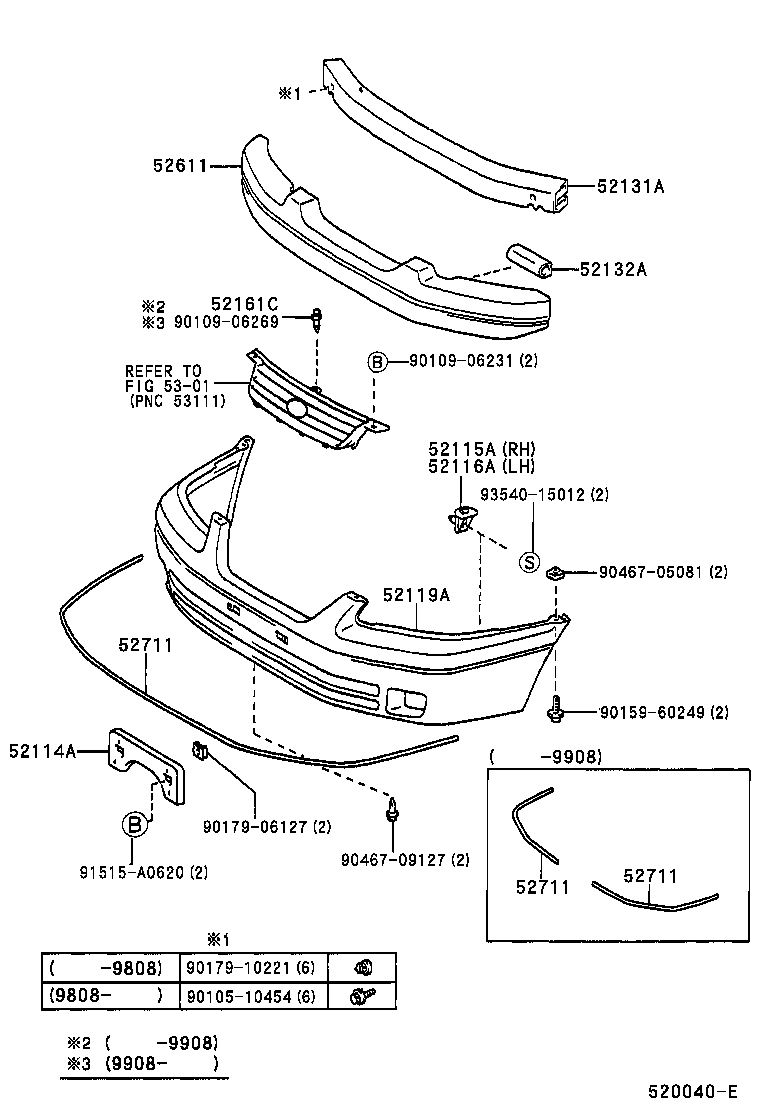 52114-33090 BRACKET, FRONT BUMPER EXTENSION MOUNTING product image