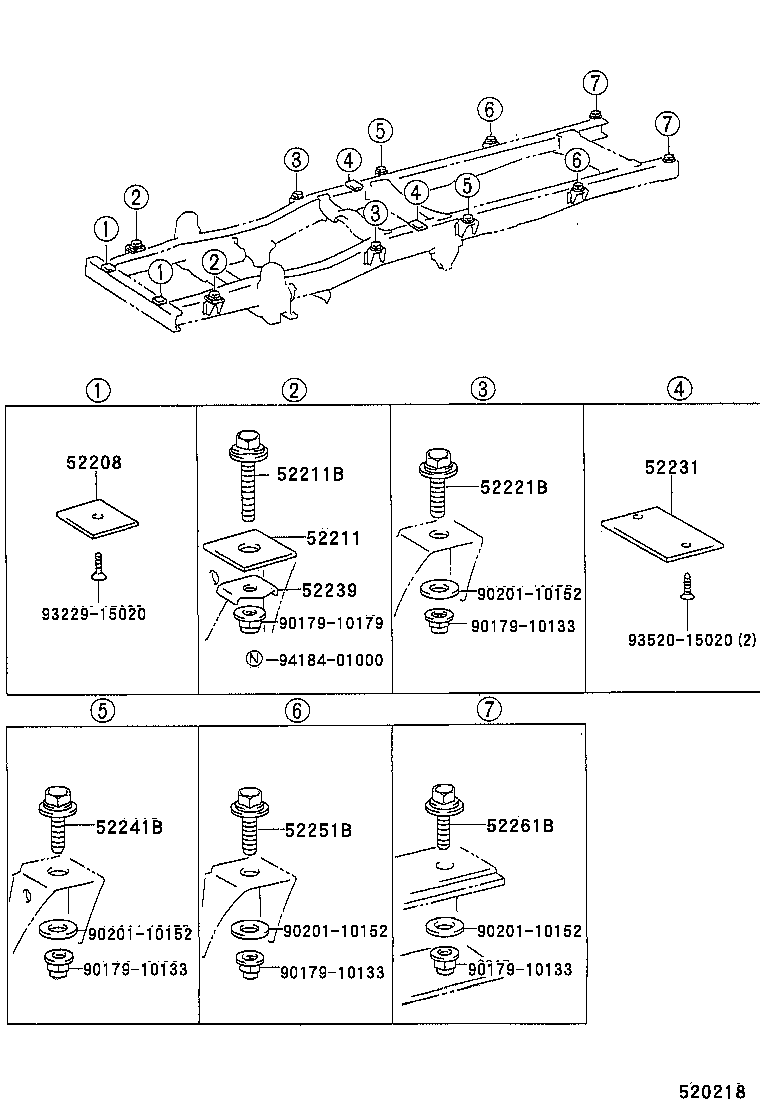 51248-90F01 SHIM SUB-ASSY, BODY MOUNTING product image