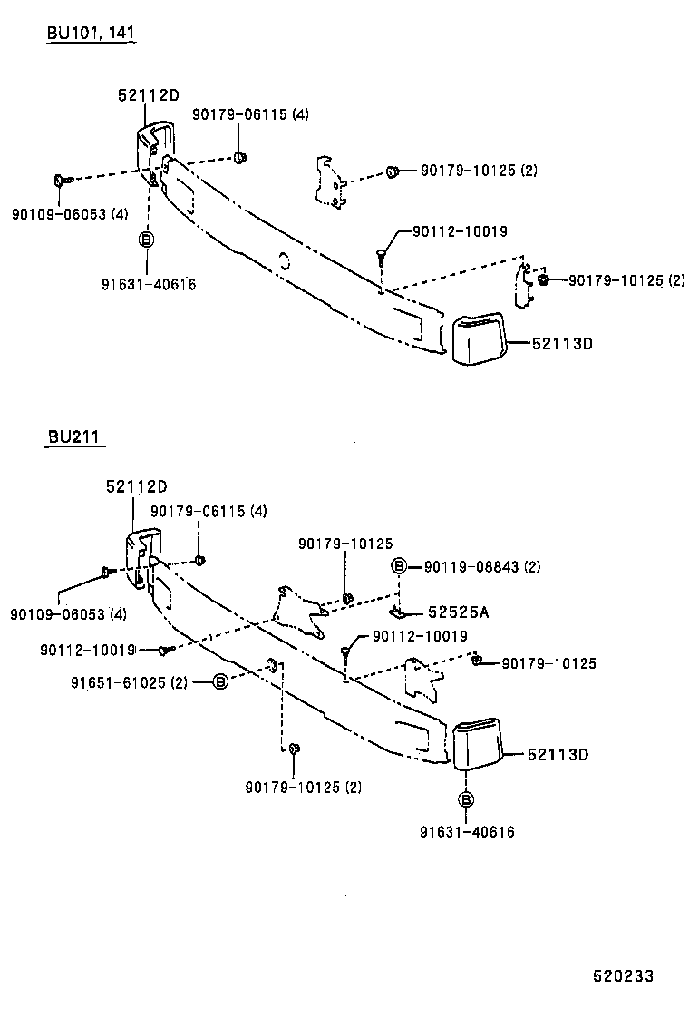 52082-37010 ARM, FRONT BUMPER, UPPER LH product image