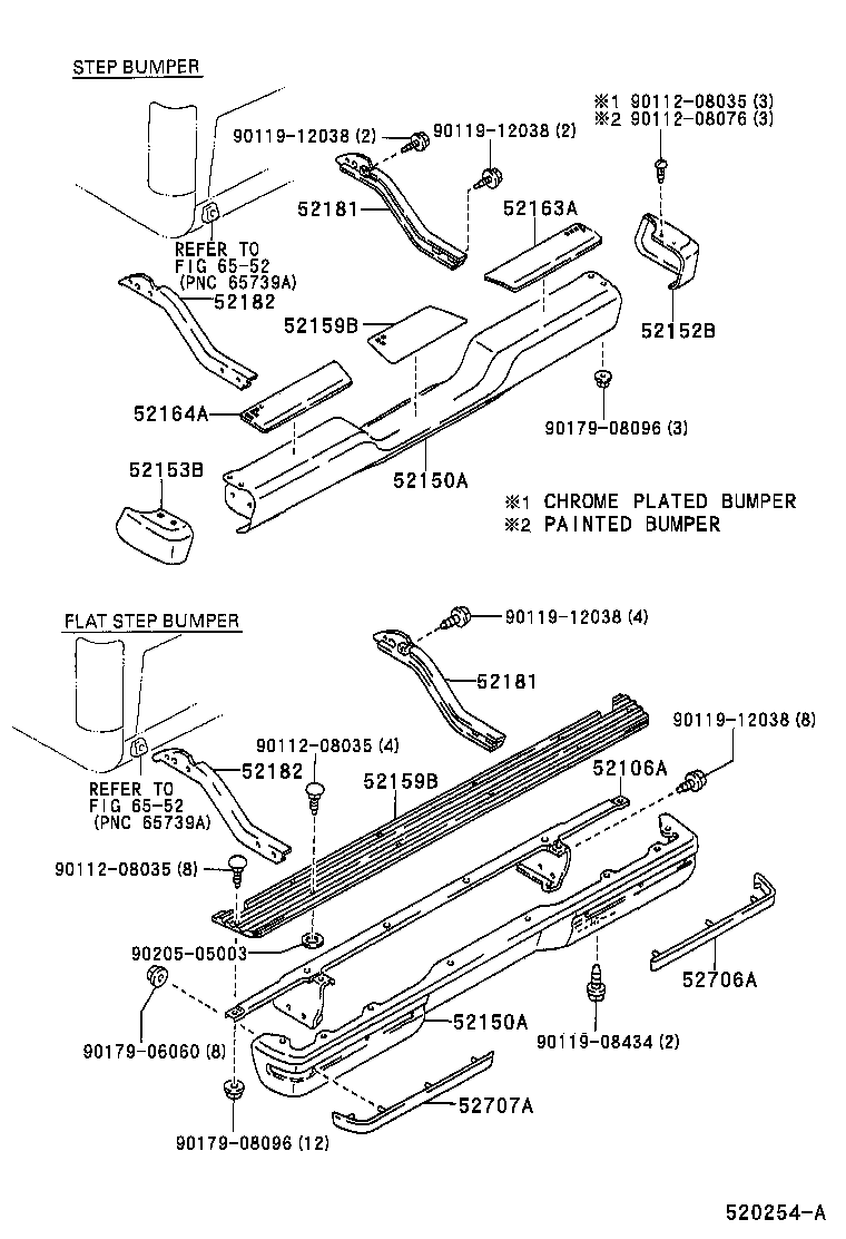 Toyota 52153-89104 EXTENSION, REAR BUMPER, LH