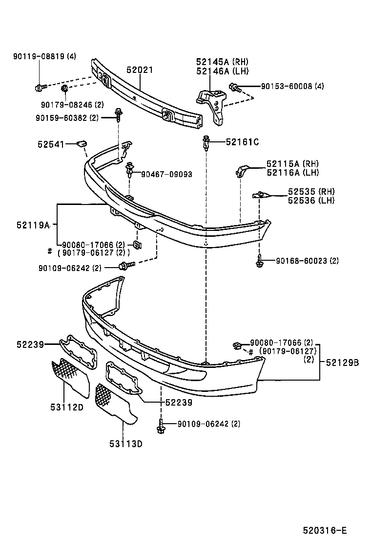 52239-05010 PLATE, BODY MOUNTING product image