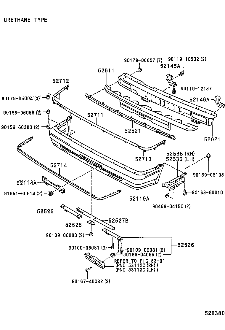 52021-30130 REINFORCEMENT SUB-ASSY, FRONT BUMPER product image
