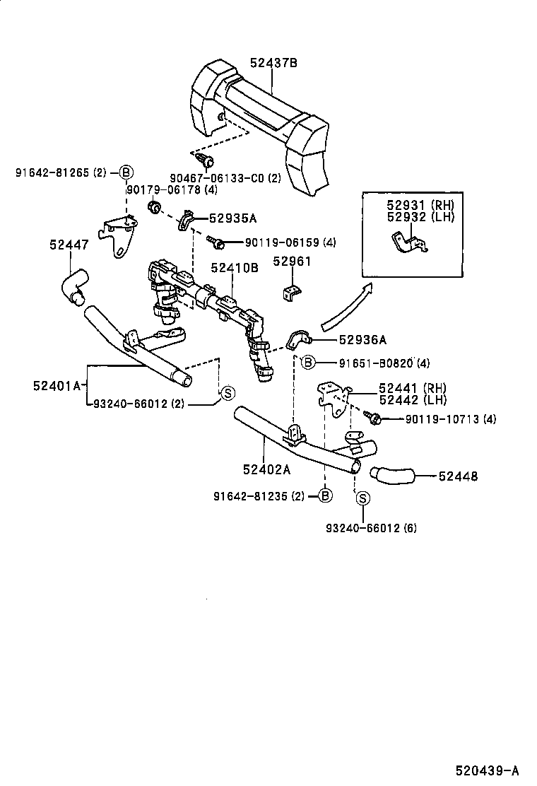 52115-60050 SUPPORT, FRONT BUMPER SIDE, RH product image
