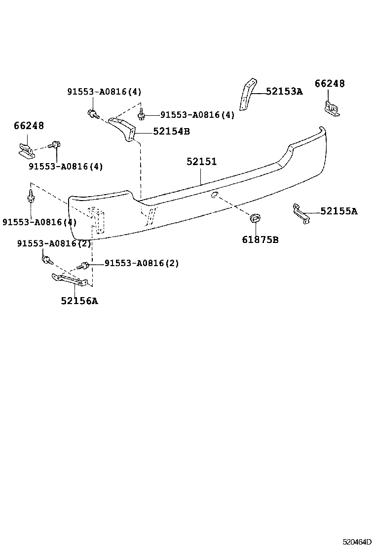 52033-36010 HINGE SUB-ASSY, BACK STEP, RH product image