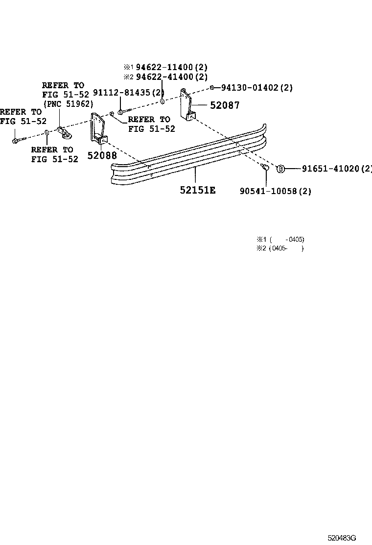 52087-37170 STAY SUB-ASSY, REAR BUMPER SIDE, RH product image
