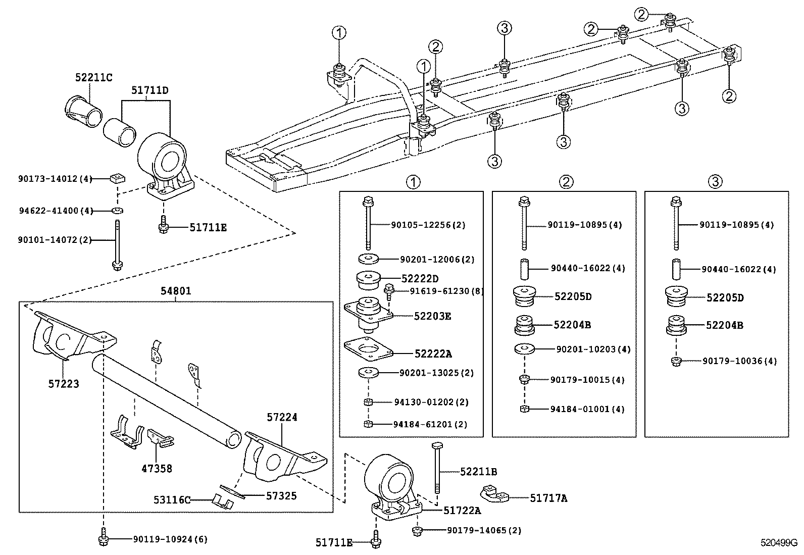 51701-37130 BRACKET, CAB FRONT MOUNTING product image