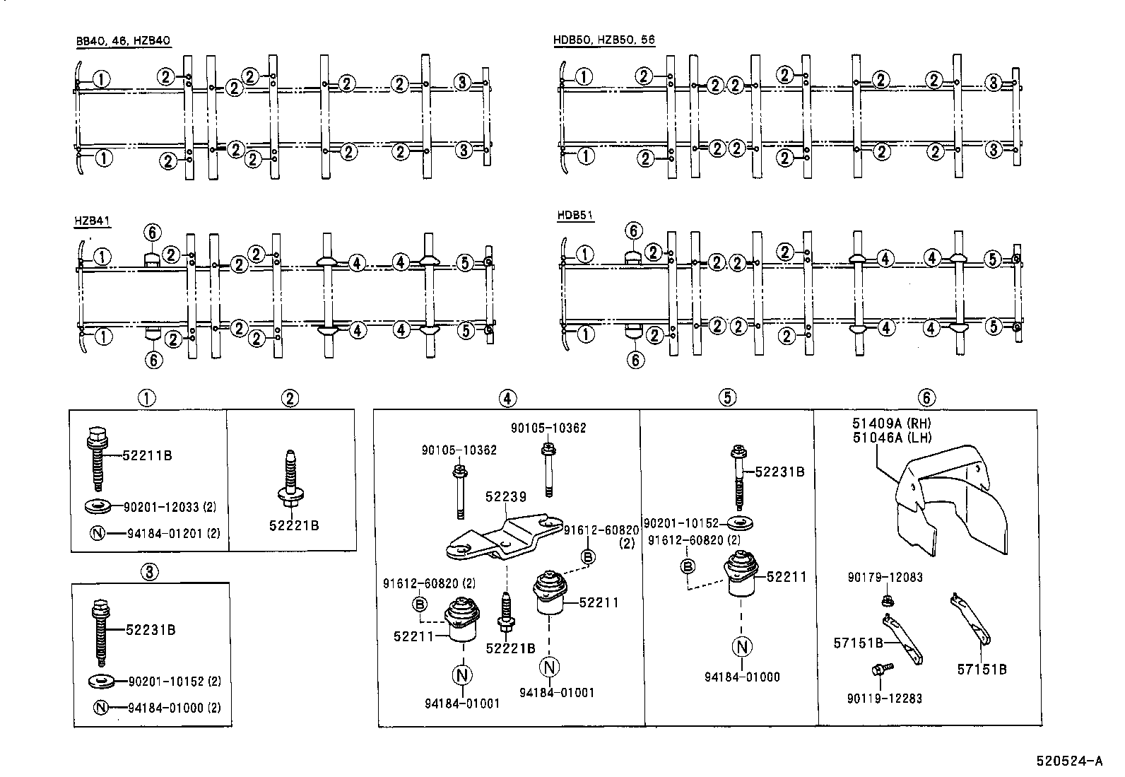 51046-36010 COVER SUB-ASSY, ENGINE UNDER, NO.5 product image