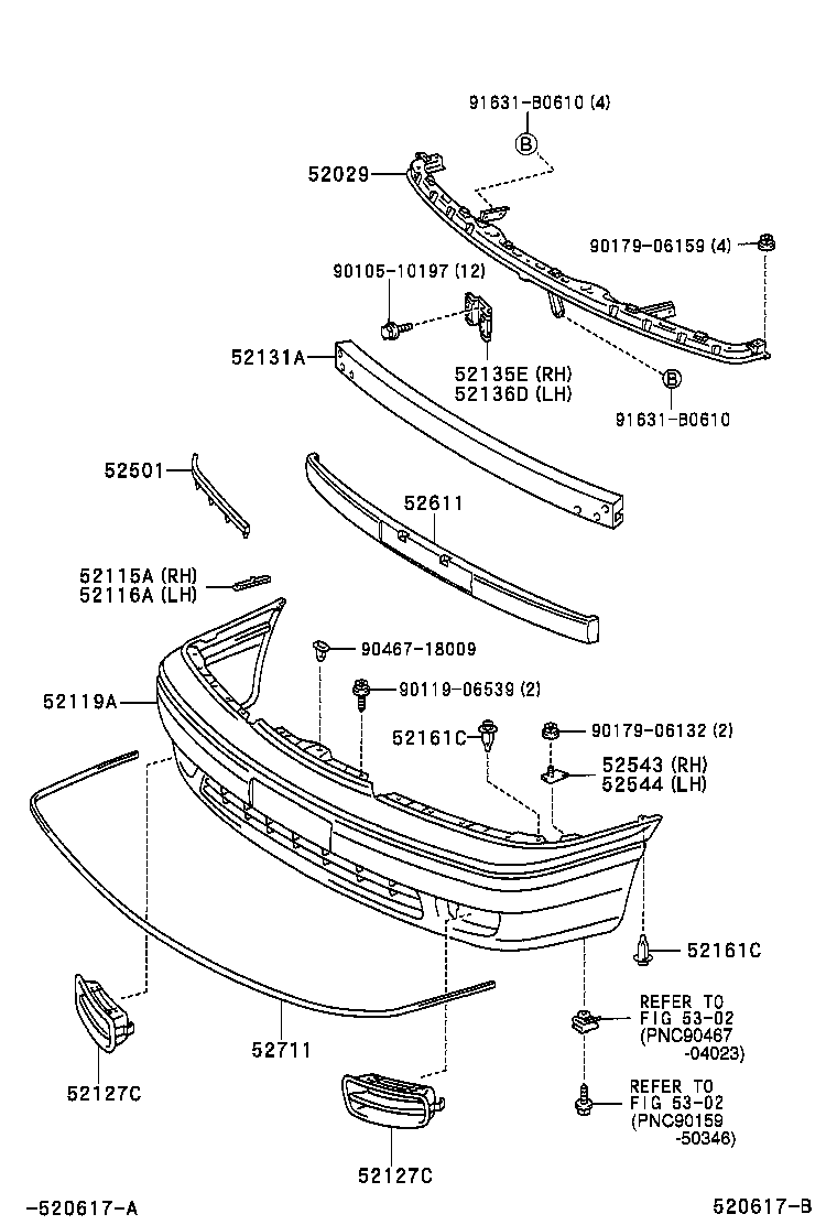 52128-YF020 COVER, FRONT BUMPER HOLE, LH product image