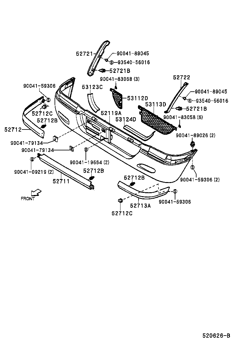 81481-97403 COVER, FOG LAMP, RH product image