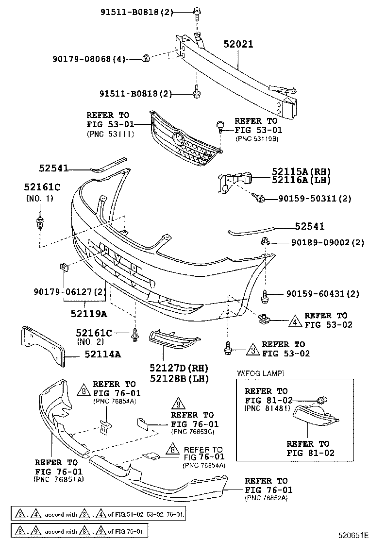 52021-12200 REINFORCEMENT SUB-ASSY, FRONT BUMPER product image