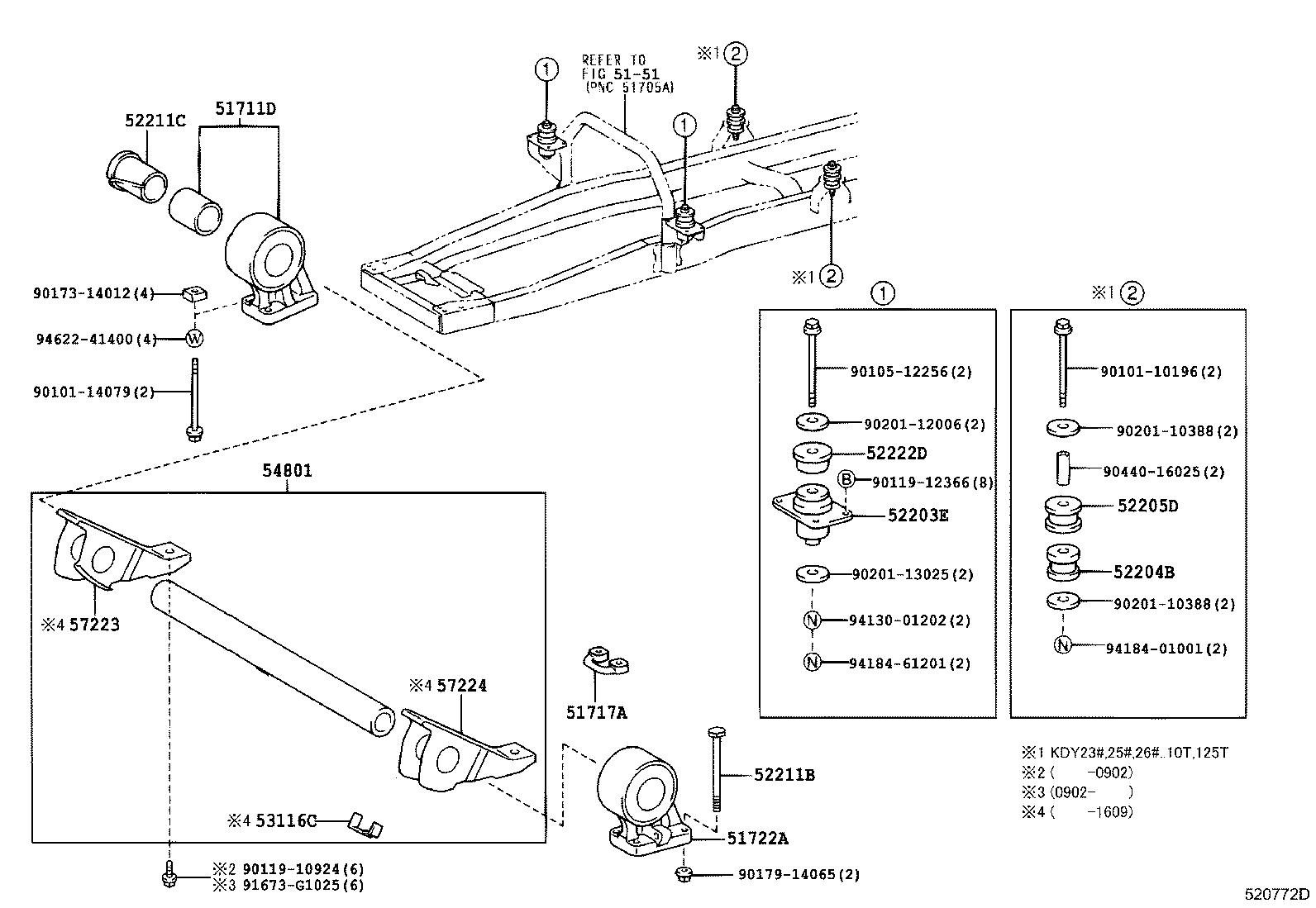 52307-37010 BRACKET SUB-ASSY, CAB MOUNTING HOOK, NO.2 product image
