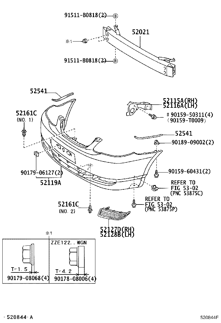 52021-02200 REINFORCEMENT SUB-ASSY, FRONT BUMPER product image