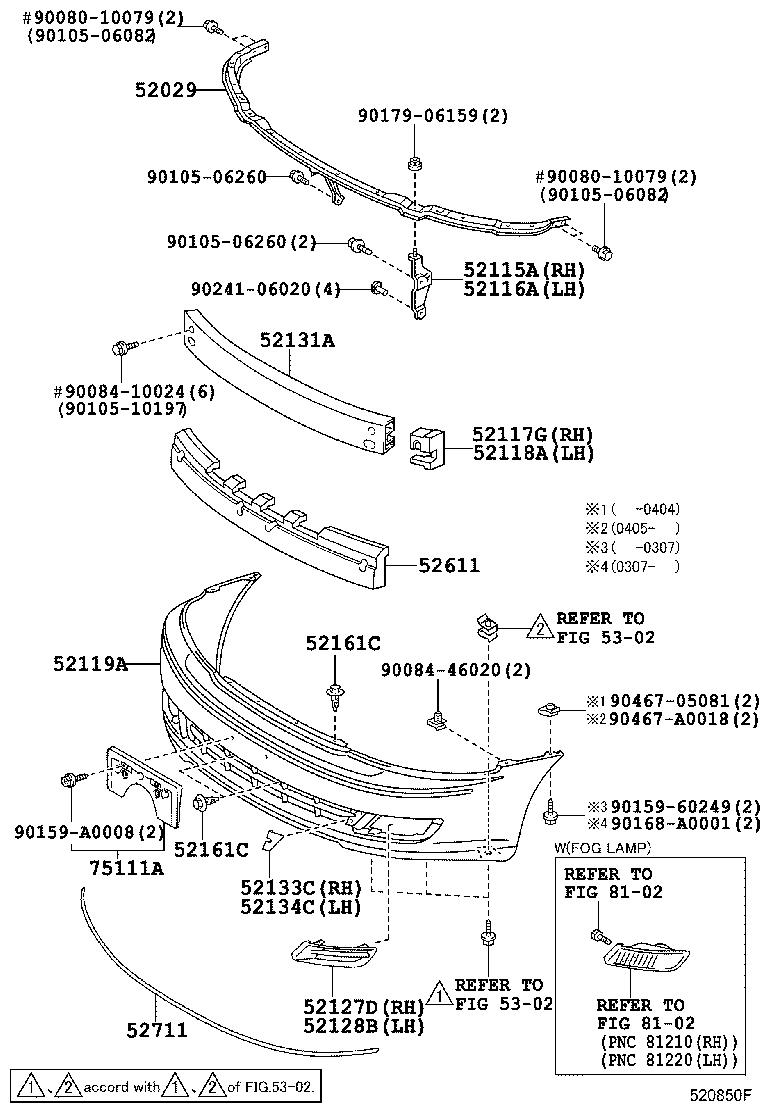 52128-07010-B0 COVER, FRONT BUMPER HOLE, LH product image