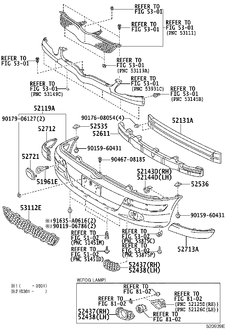52131-52030 REINFORCEMENT, FRONT BUMPER product image