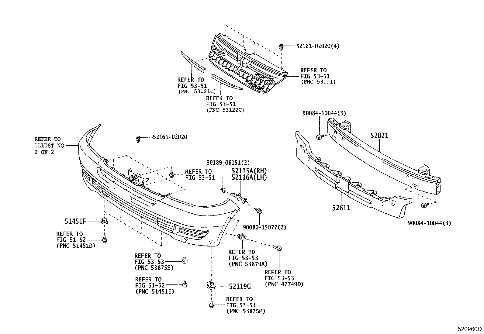 Toyota 52611-AE020 ABSORBER, FRONT BUMPER ENERGY