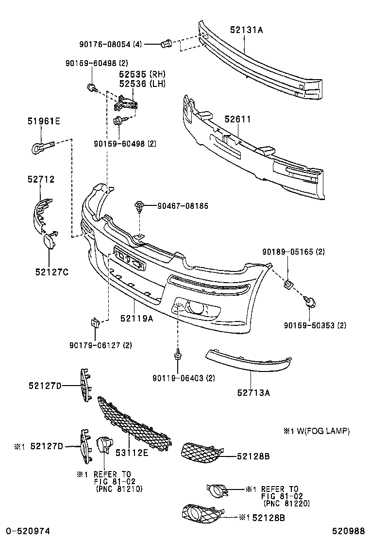 52713-0D010 MOULDING, FRONT BUMPER SIDE, LH product image