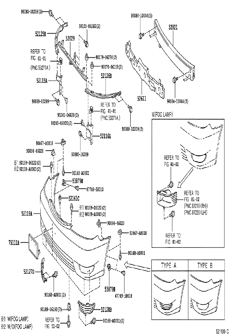 Thumbnail 2 for 52128-AA010-B1