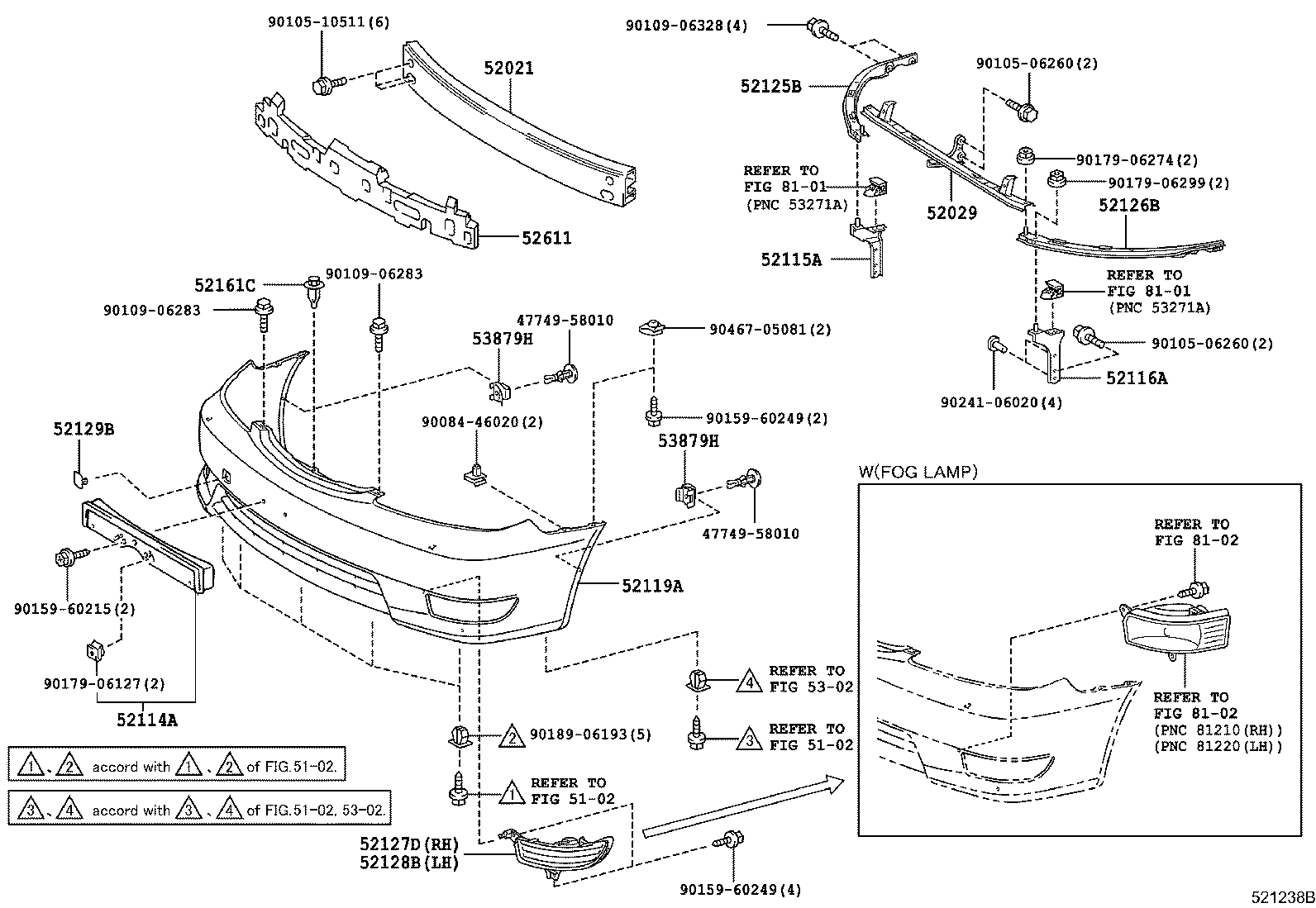 52021-33100 REINFORCEMENT SUB-ASSY, FRONT BUMPER product image