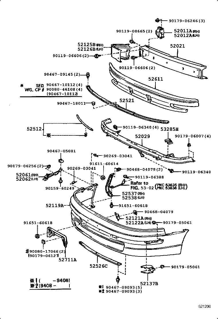 52711-06020 GARNISH, FRONT BUMPER product image