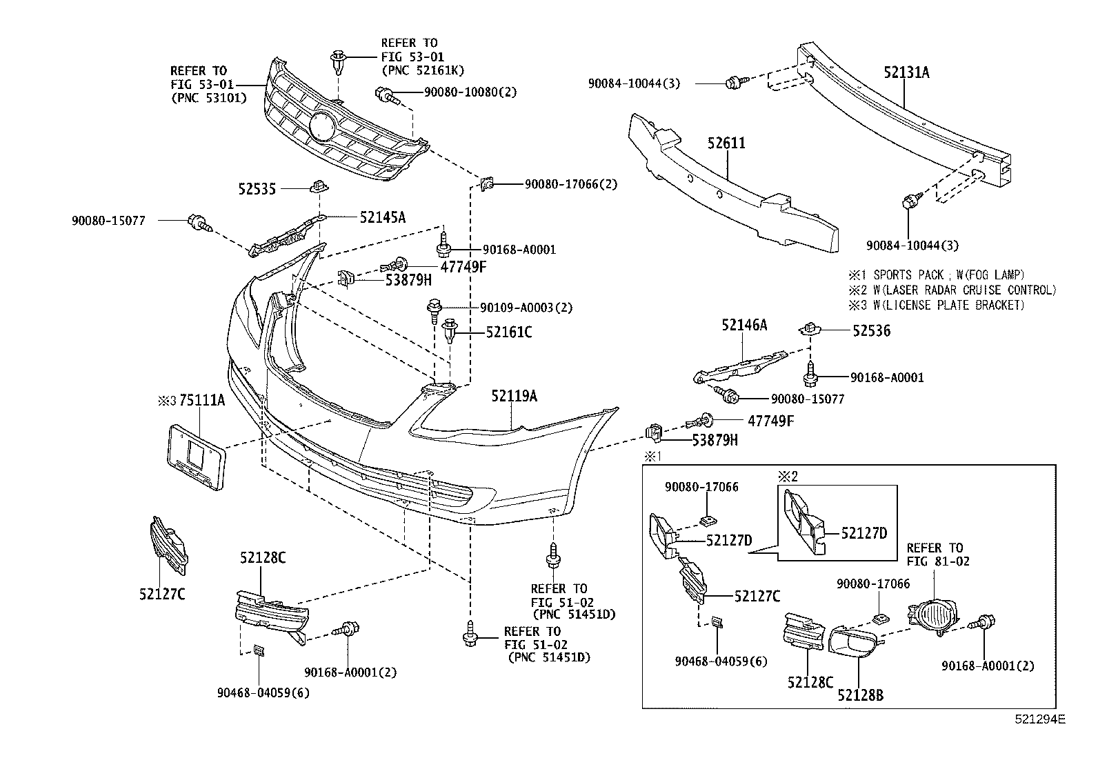Toyota 52611-AC050 ABSORBER, FRONT BUMPER ENERGY