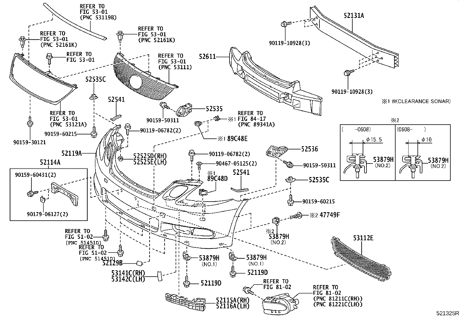 Toyota 52611-30360 ABSORBER, FRONT BUMPER ENERGY