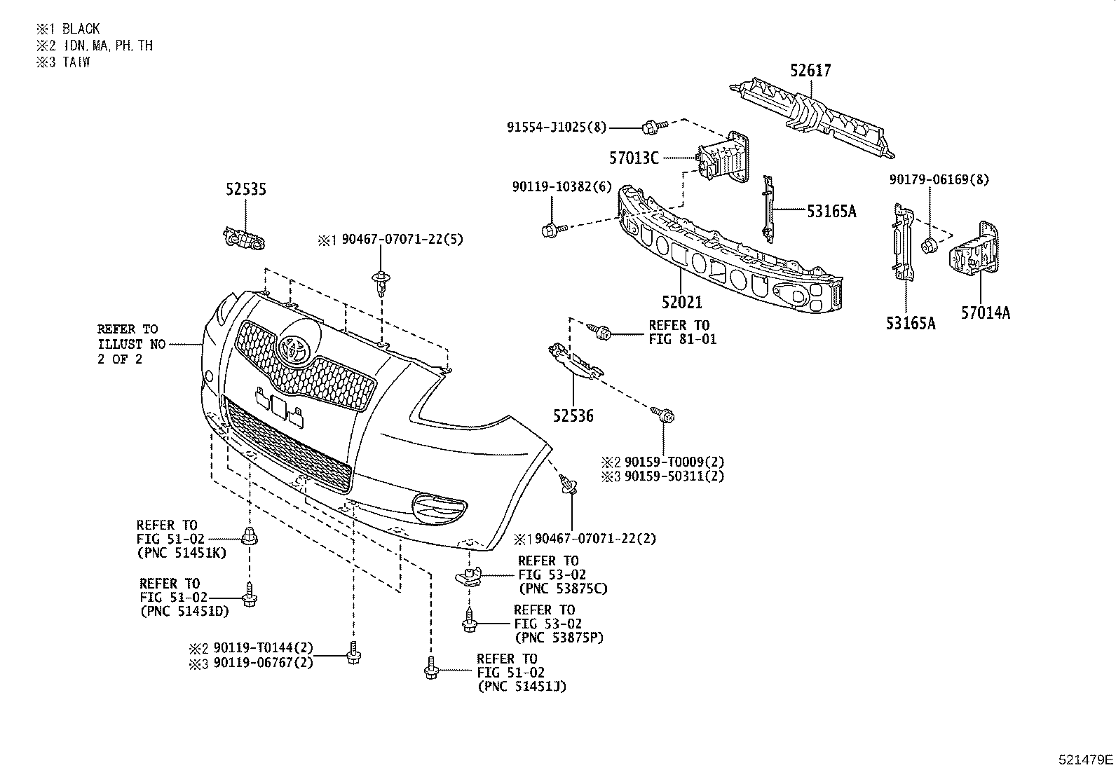 81481-0D110 COVER, FOG LAMP, RH product image
