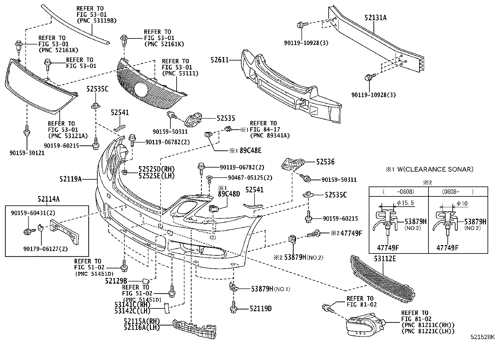 Toyota 53112-30320 GRILLE, RADIATOR, LOWER NO.1