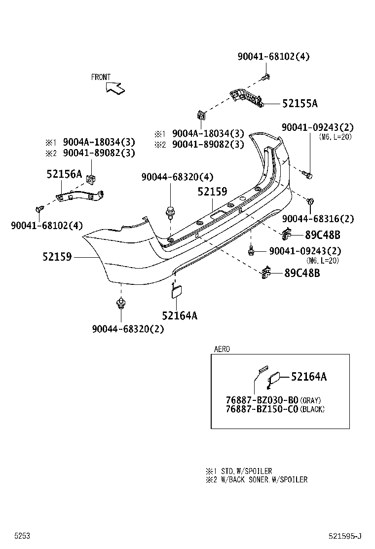 89348-BZ010 Toyota Reference Part product image