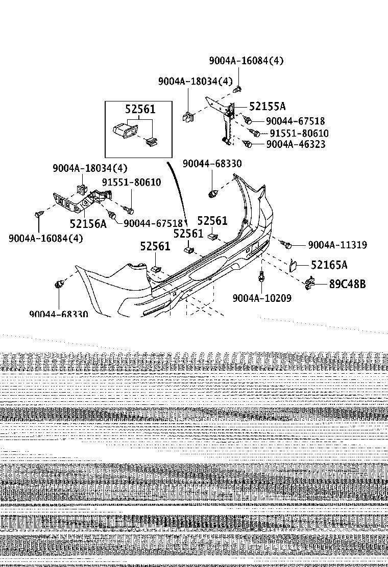89348-BZ020 Toyota Reference Part product image