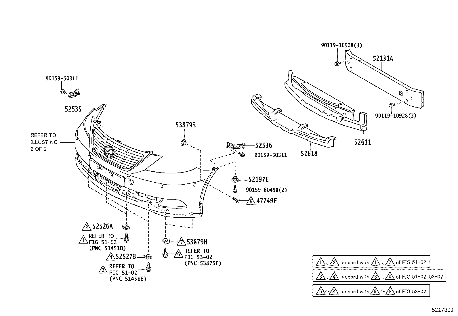 52114-50210 BRACKET, FRONT BUMPER EXTENSION MOUNTING product image