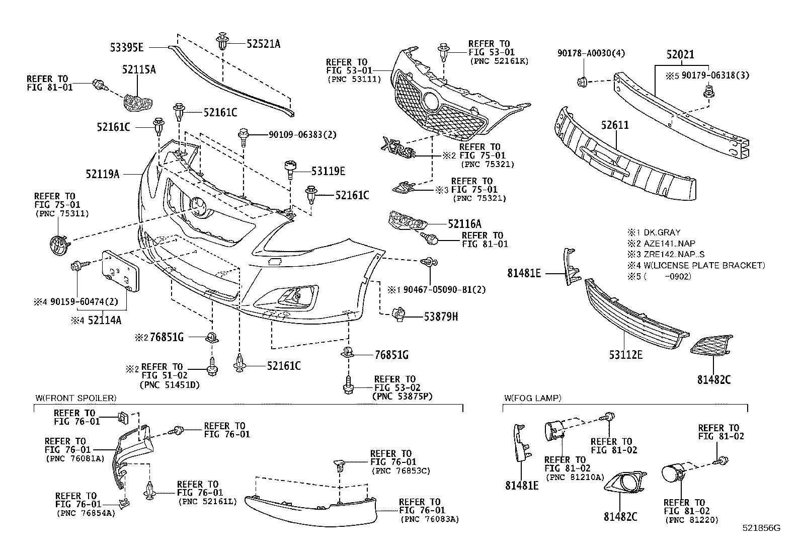 Toyota 52611-02170 ABSORBER, FRONT BUMPER ENERGY