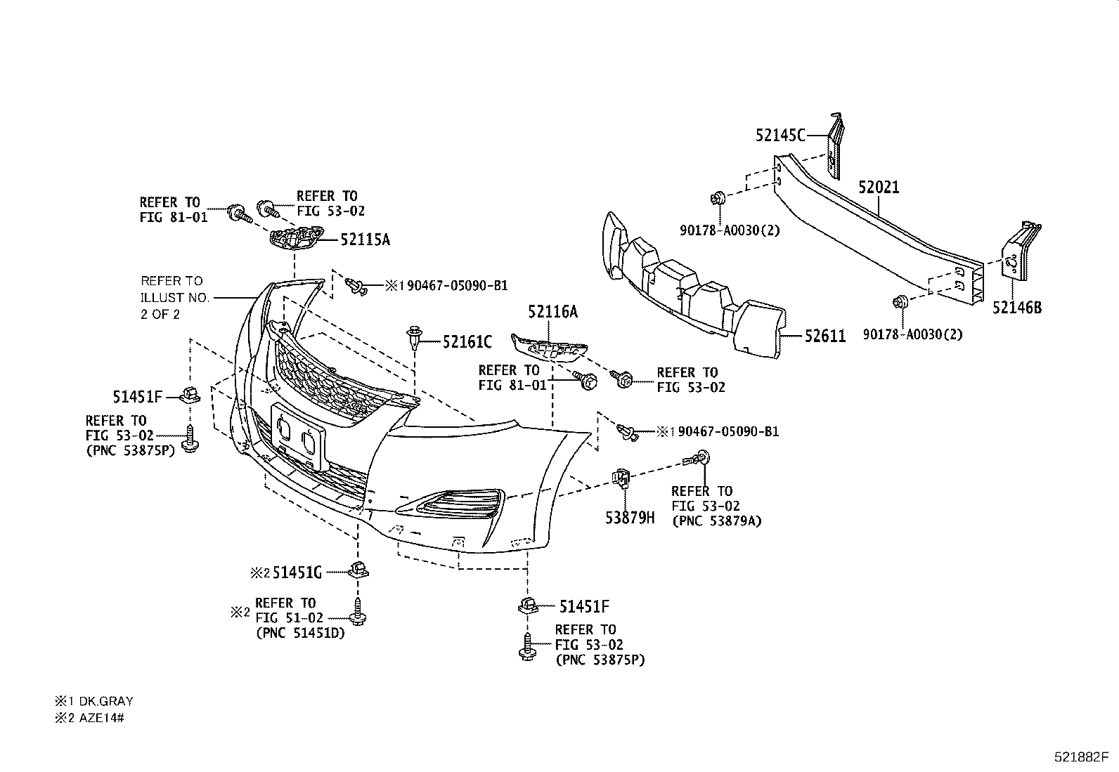 Toyota 52611-02161 ABSORBER, FRONT BUMPER ENERGY