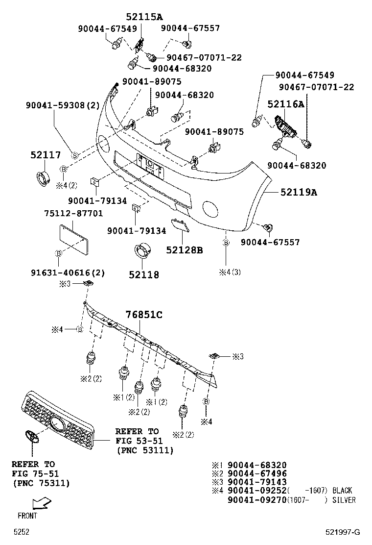 Toyota 76851-B4020 FRONT SPOILER