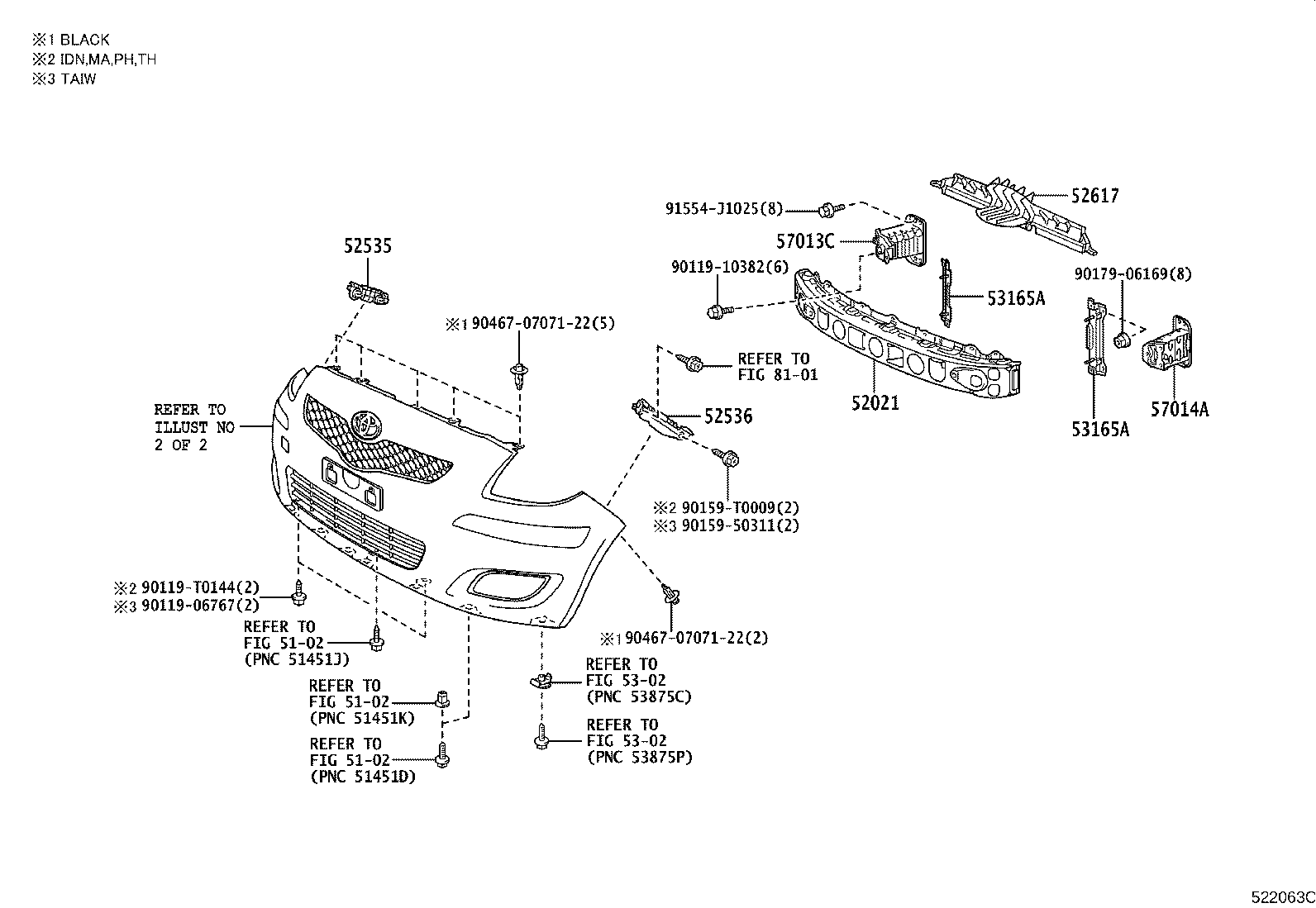 81481-0D110 COVER, FOG LAMP, RH product image