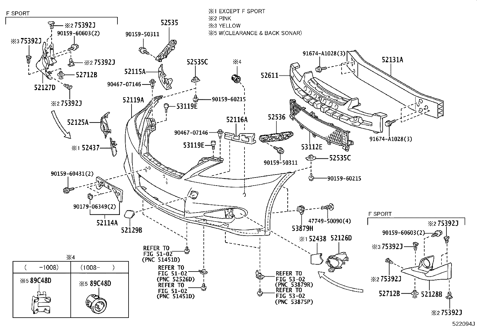 52611-53120 ABSORBER, FRONT BUMPER ENERGY product image